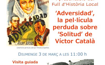 El Museu de l’Anxova i de la Sal de l’Escala presenta una exposició i una publicació sobre “Adversidad”, la pel·lícula perduda sobre “Solitud”